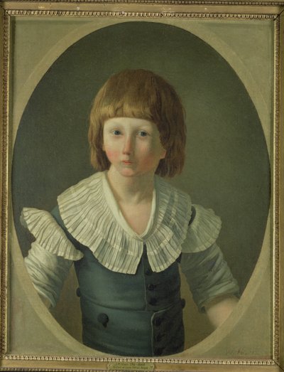 Louis XVII (1785-95) âgé de 8 ans, au Temple, 1793 - Joseph Marie the Younger Vien